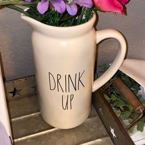 Rae Dunn DRINK UP Pitcher